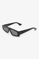Christian Dior Black Frame Rectangular Power Sunglasses