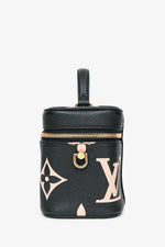 Louis Vuitton Black Empreinte Leather Vanity PM with Strap