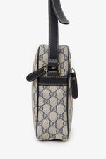 Gucci Black/Navy GG Supreme Canvas Messenger Bag