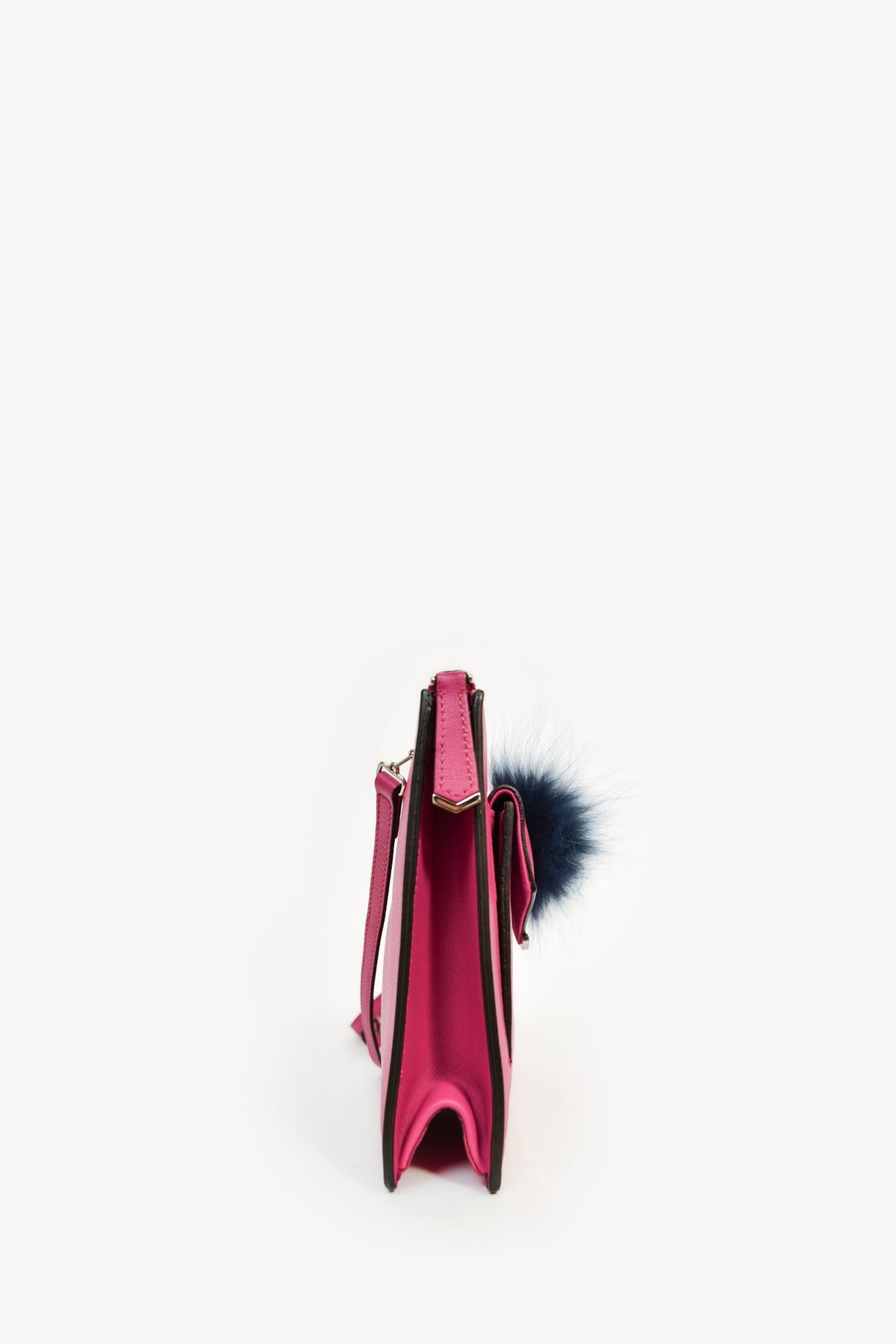 Fendi Fuchsia Monster Feather Crossbody Bag