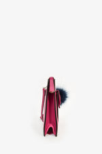 Fendi Fuchsia Monster Feather Crossbody Bag
