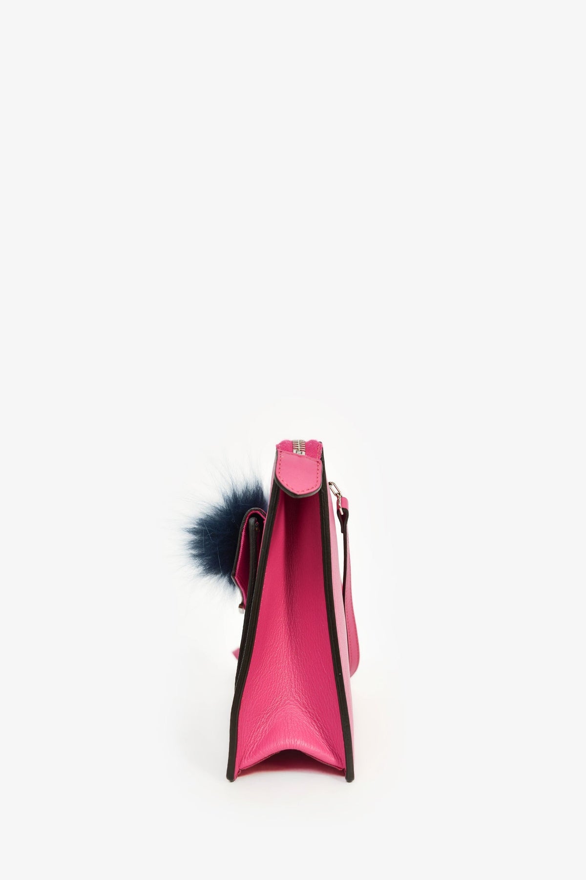 Fendi Fuchsia Monster Feather Crossbody Bag