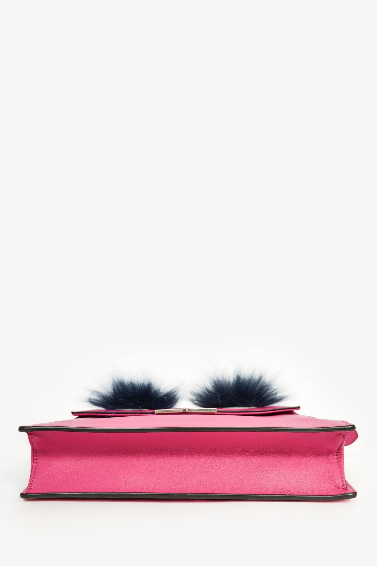 Fendi Fuchsia Monster Feather Crossbody Bag