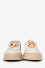 Gucci White/Pink GG Embossed Leather Sneakers Size 38.5