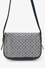 Louis Vuitton 2004 Navy/Grey Monogram Canvas Mini Lin Belanger Bag