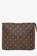 Louis Vuitton 2019 Brown Monogram Toiletry Pouch 26