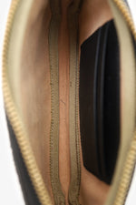 Gucci Black Suede Patent Web Ophidia Belt Bag