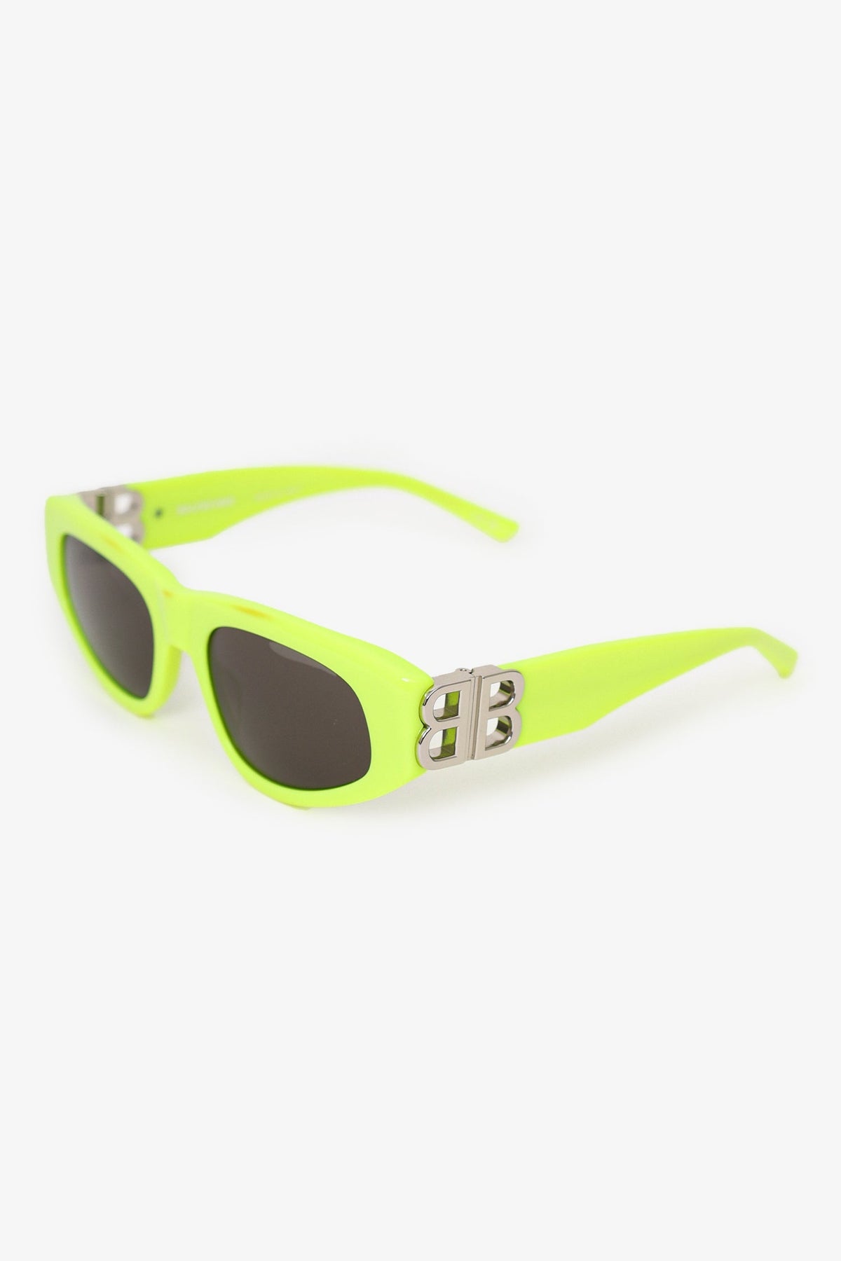 Balenciaga Green Frame BB Logo Sunglasses