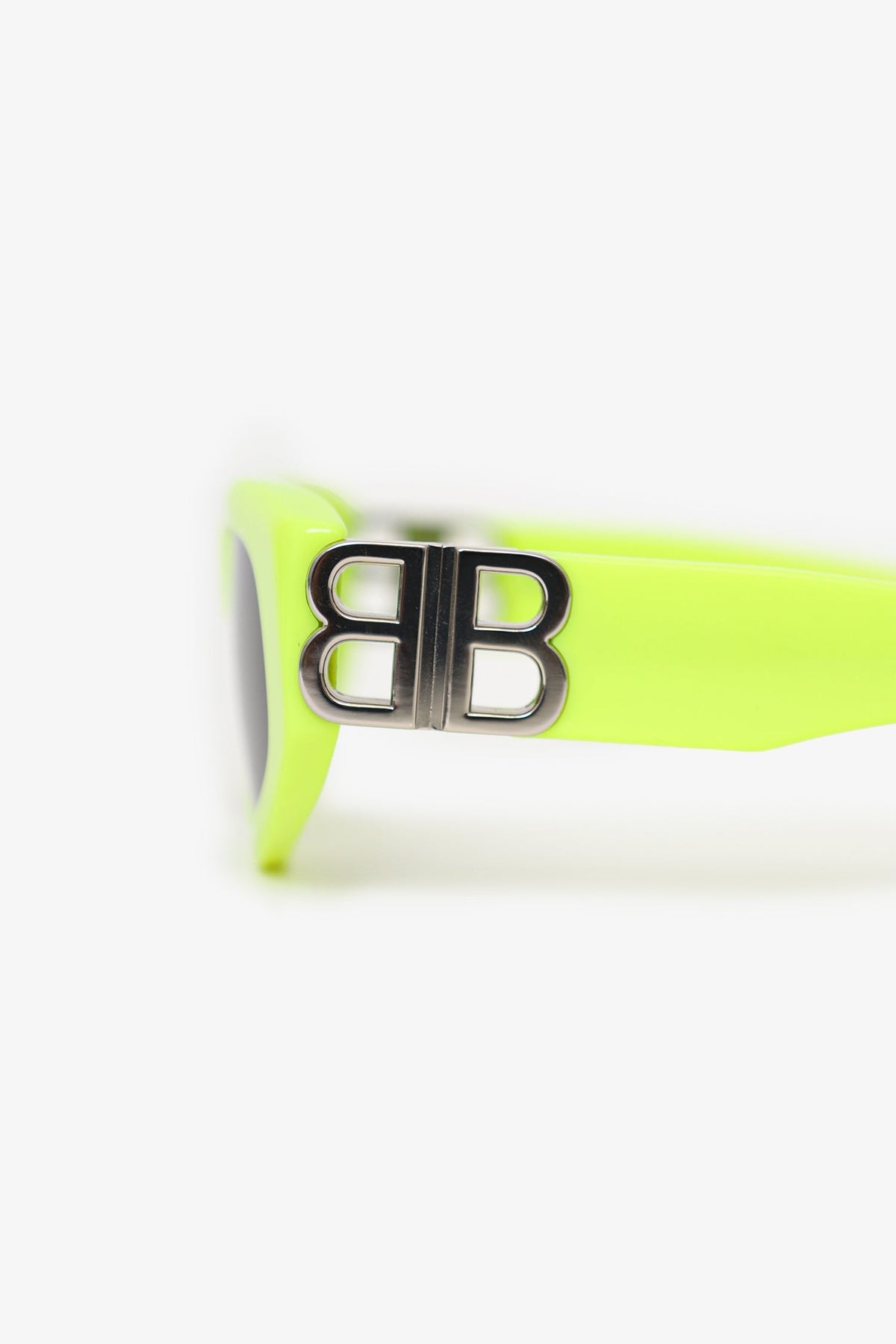Balenciaga Green Frame BB Logo Sunglasses