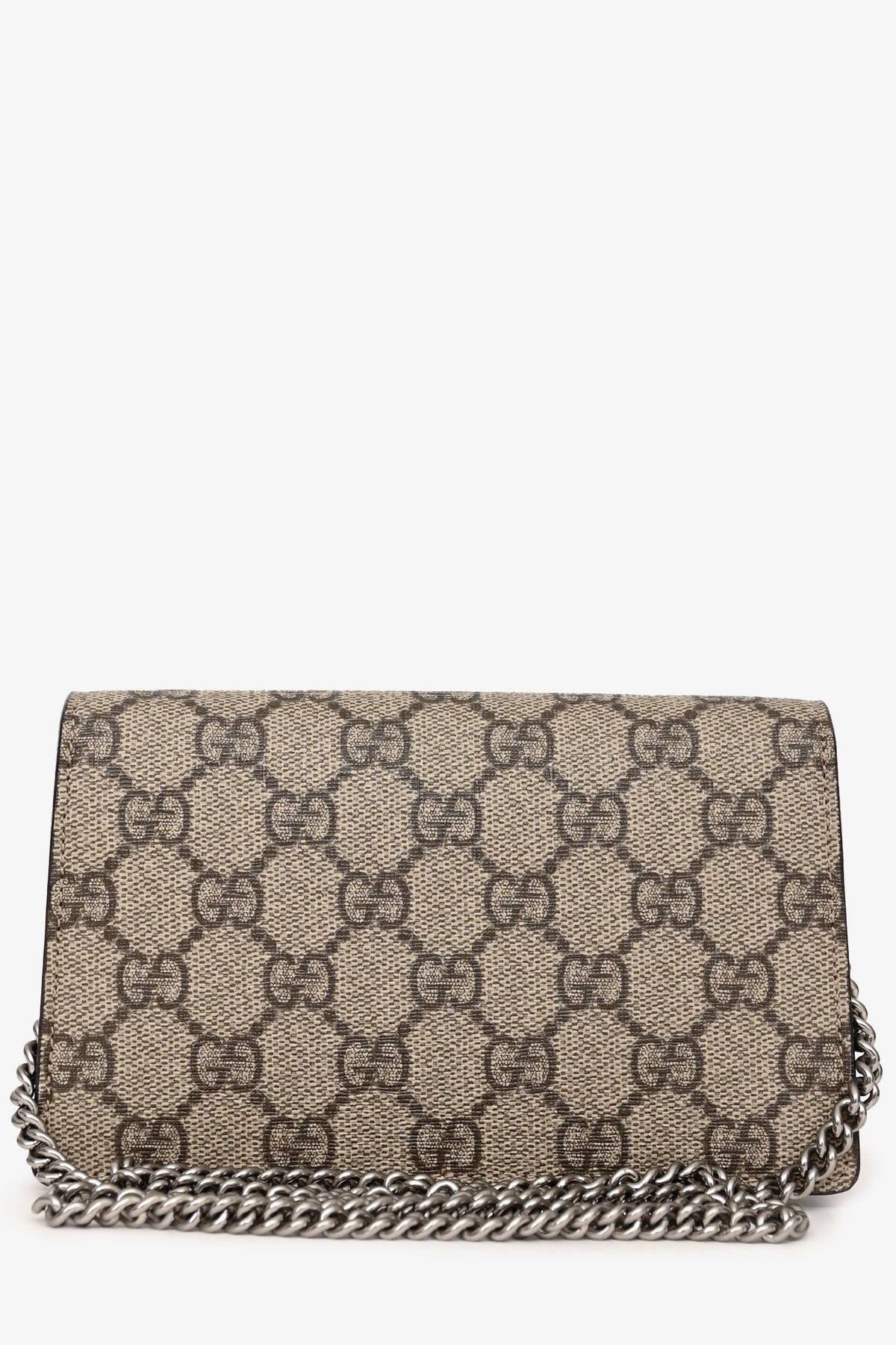 Gucci Beige GG Supreme Dionysus Super Mini Crossbody
