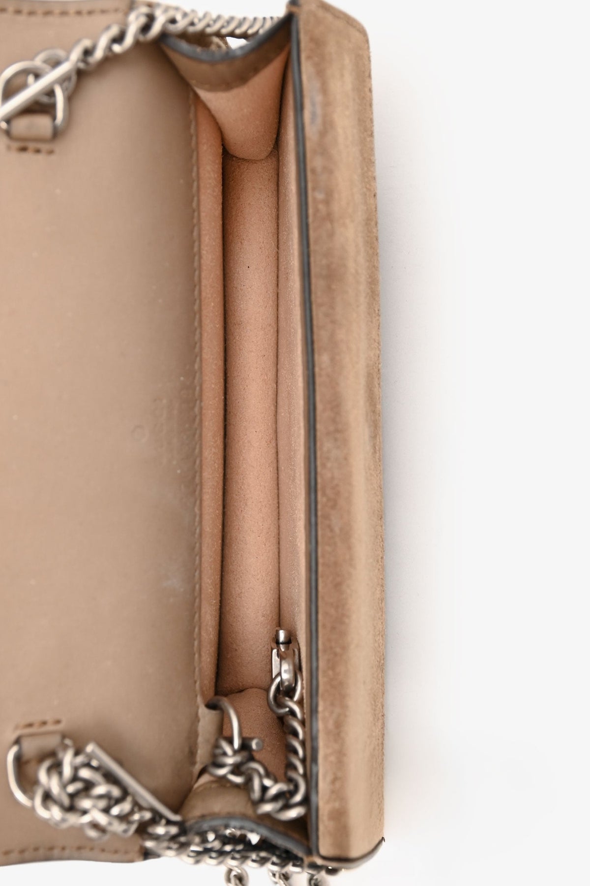 Gucci Beige GG Supreme Dionysus Super Mini Crossbody