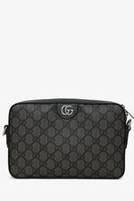 Gucci Grey/Black Supreme Canvas Ophidia Small Crossbody with Strap
