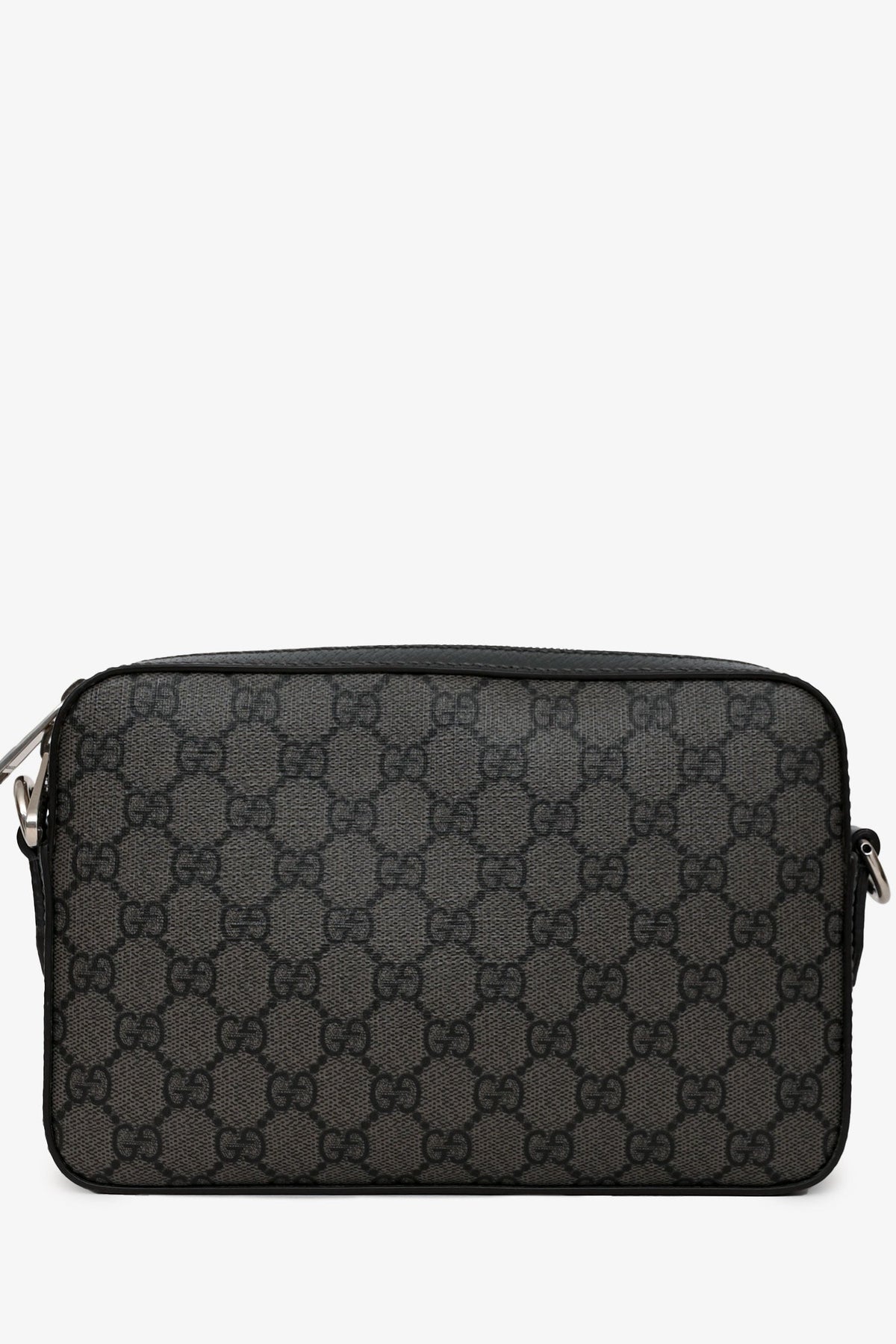Gucci Grey/Black Supreme Canvas Ophidia Small Crossbody with Strap