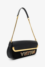 Louis Vuitton 2011 Limited Edition Black Suede Avant-Garde Pochette Clutch Bag