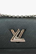 Louis Vuitton 2021 Black Epi Leather Twist MM Chain Bag