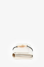 Gucci White Leather Piston Lock Jackie 1961 Mini