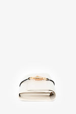 Gucci White Leather Piston Lock Jackie 1961 Mini