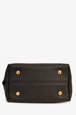 Louis Vuitton Black Leather 'Low Key Hobo PM' Crossbody Bag with Monogram Pouch