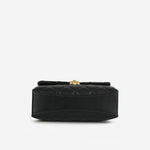 Chanel Mini Rectangular with Pearl Top Handle - Black Lambskin | Aged Gold Hardware