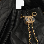Chanel Small 25 Hobo - Black Caviar | Antique Gold Hardware