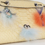 Fendi Fendi - Mini By The Way - Embellished Baby Yellow Python SHW - Pre-Loved