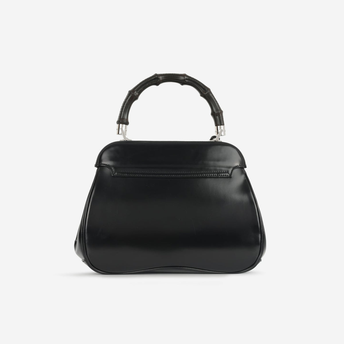 Gucci Gucci - Lady Lock Top Handle - Black Calfskin SHW - Pre-Loved