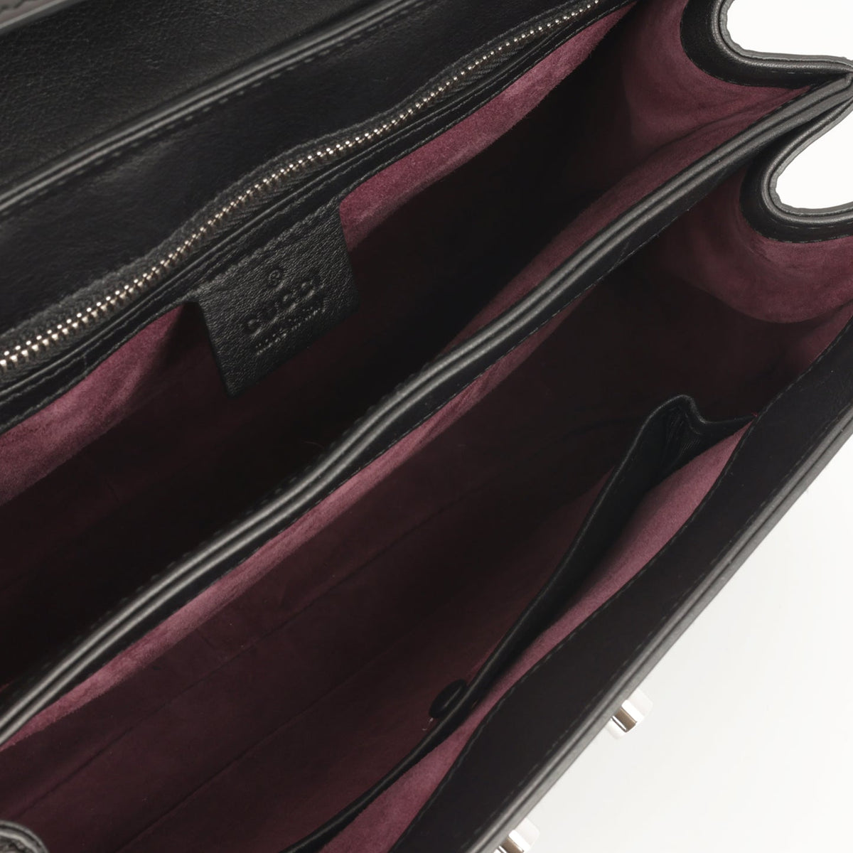 Gucci Gucci - Lady Lock Top Handle - Black Calfskin SHW - Pre-Loved