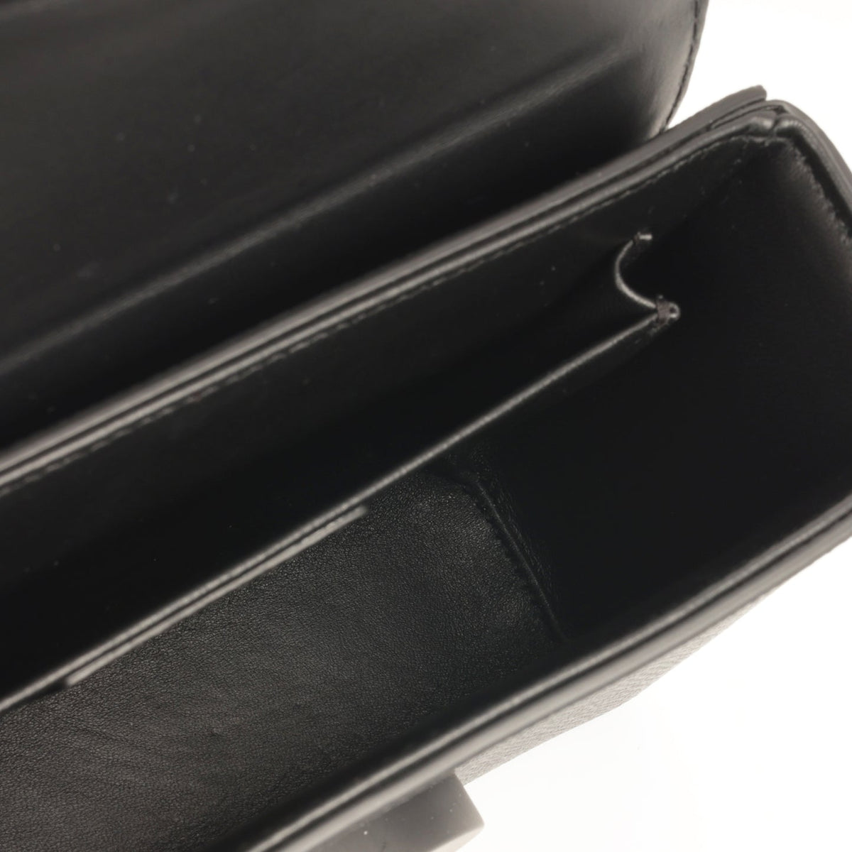 Dior 30 Montaigne Black Grained Calfskin BHW