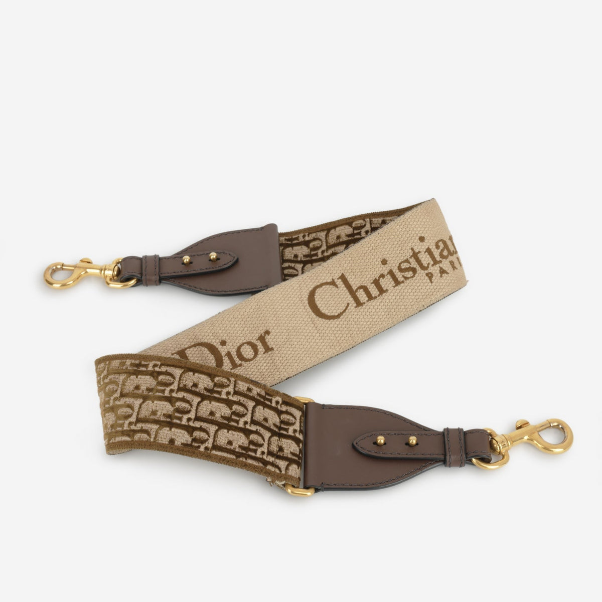 Dior Dior - Medium Saddle Bag - Olive Oblique Canvas GHW - Pre-Loved - 2020