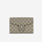 Gucci Dionysus Wallet on Chain - GG Supreme Canvas | Silver Hardware