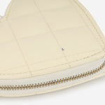 Chanel Double Heart Crossbody - Black/White