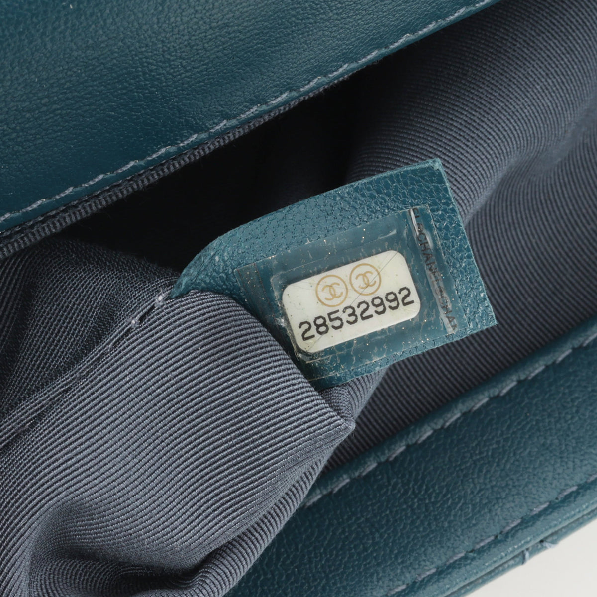 Chanel Infinity Top Handle - Blue Calfskin | Gold Hardware