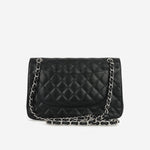 Chanel Classic Jumbo Double Flap - Black Caviar | Silver Hardware