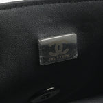 Chanel Mini Rectangular - So Black Iridescent Lambskin
