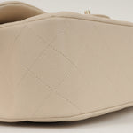 Chanel Classic Jumbo Double Flap - Ecru Caviar | Champagne Gold Hardware