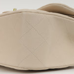 Chanel Classic Jumbo Double Flap - Ecru Caviar | Champagne Gold Hardware