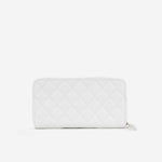 Chanel Zipped Long Wallet | Champagne Gold Hardware