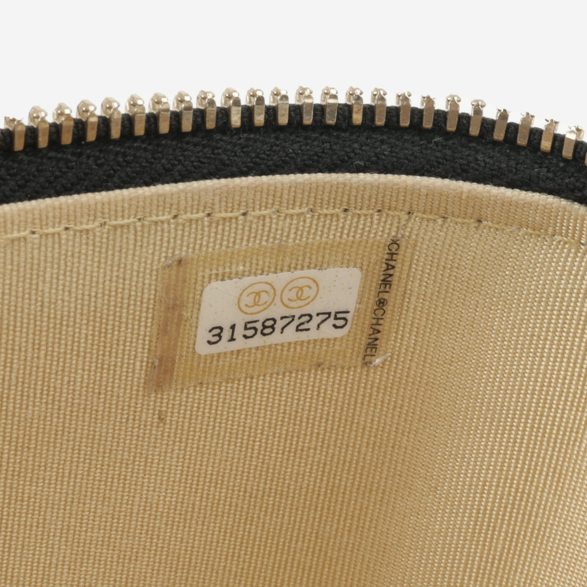 Chanel Small Vanity on Chain Pearl Crush - Black Lambskin | Antique Gold Hardware