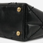 Chanel Small Surpique Stitch Tote | Black Calfskin