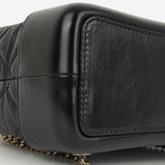 Chanel Gabrielle Backpack - Black Aged Calfskin | Mixed Hardware