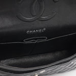 Chanel Medium Classic Flap - Black Patent | Silver hardware