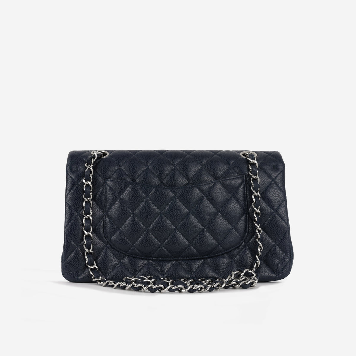 Chanel Medium Classic Flap - Navy Caviar | Silver Hardware