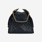 Chanel Medium 25 Hobo Bag - Midnight Blue Caviar | Antique Gold-tone Hardware