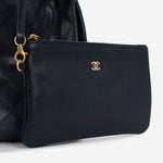 Chanel Medium 25 Hobo Bag - Midnight Blue Caviar | Antique Gold-tone Hardware