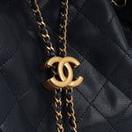 Chanel Medium 25 Hobo Bag - Midnight Blue Caviar | Antique Gold-tone Hardware