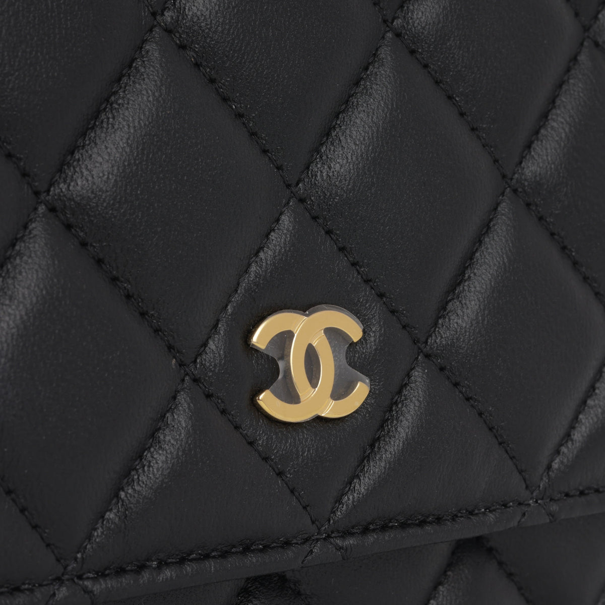 Chanel Classic Wallet on Chain - Black Lambskin | Gold Hardware