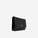 Chanel Classic Wallet on Chain - Black Lambskin | Gold Hardware