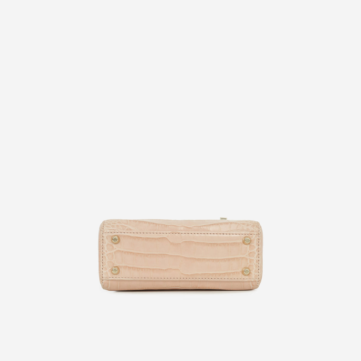 Dior Mini Lady Dior - Blush Pink Alligator | Champagne Gold Hardware with Diamond Beads