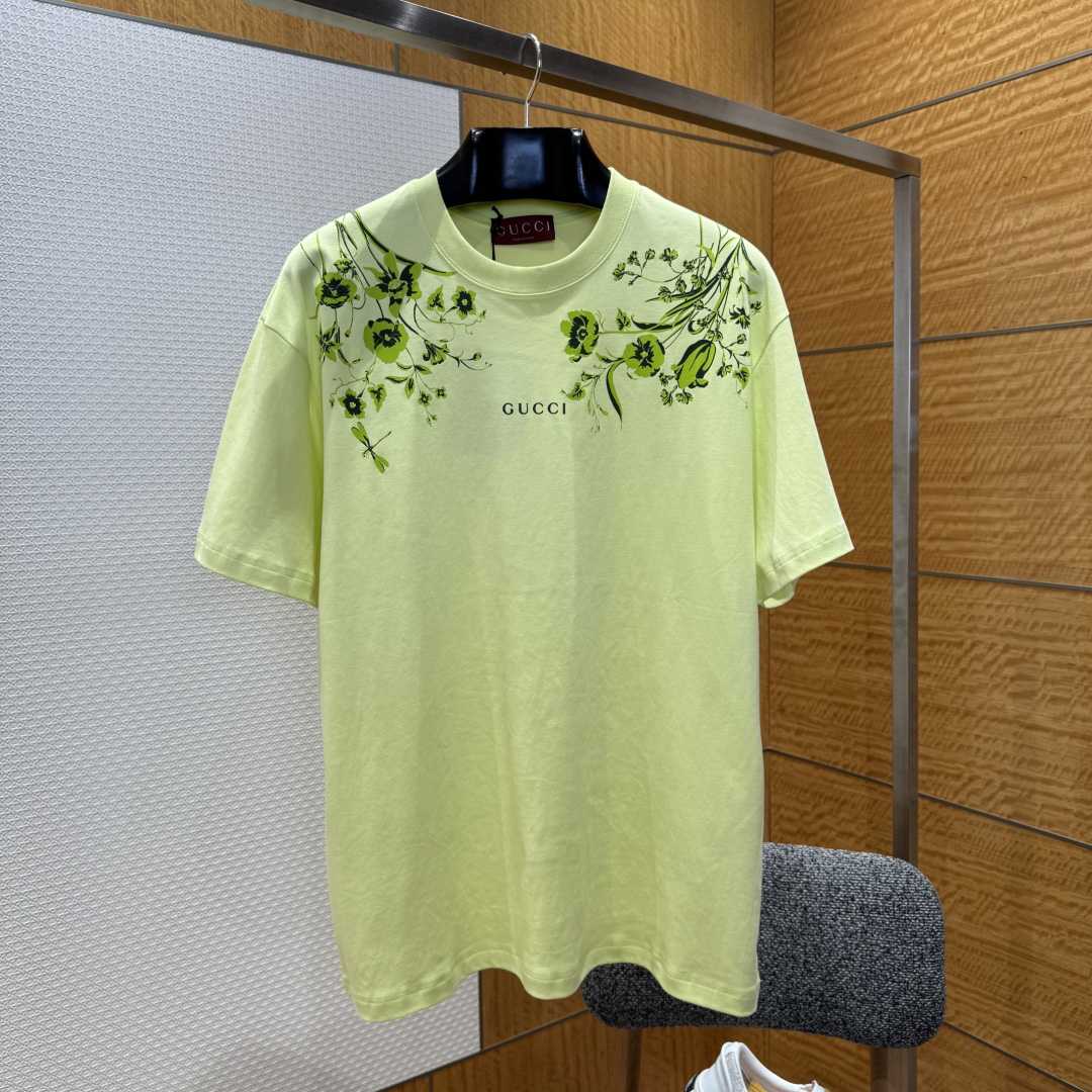 Gucci Soft Cotton Jersey T-shirt With Print