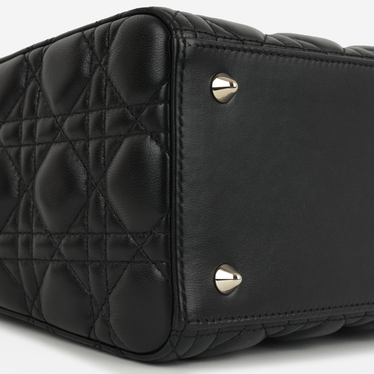 Dior Medium Lady Dior - Black Lambskin | Champagne Gold Hardware